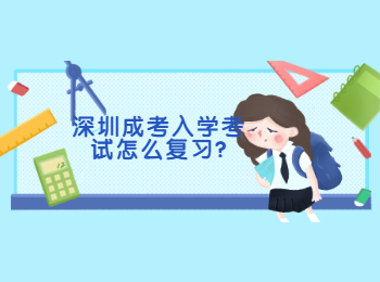 深圳成考入学考试怎么复习