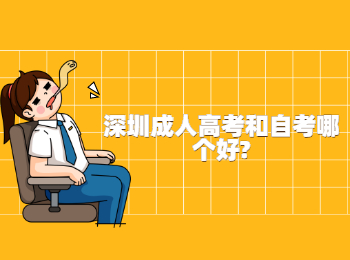 深圳成人高考和自考哪个好?