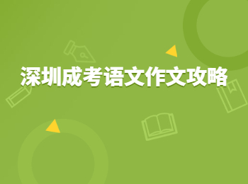 深圳成考语文作文攻略